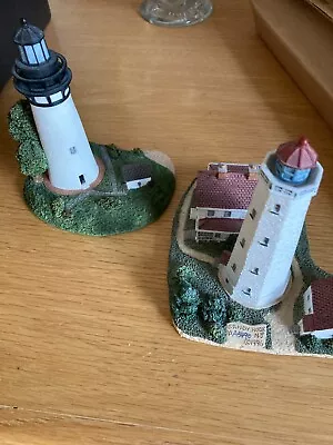 2- Harbour Lights Lighthouses Society Sandy Hook Nj & Amelia Island Florida #505 • $18