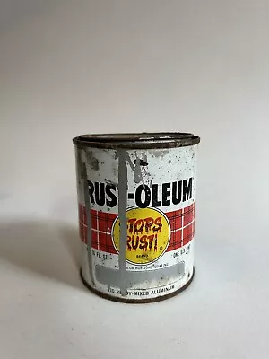 Vintage Rust Oleum Bucket Paint Aluminum Paint 1 Pint Used  • $9.88