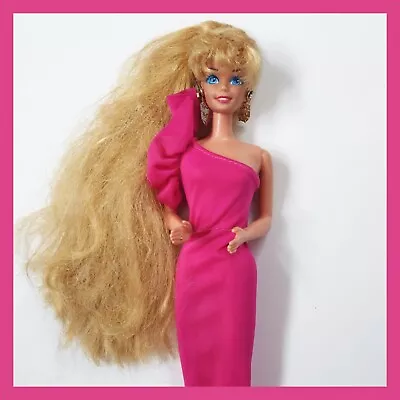 Hollywood Hair Barbie 1992 Doll Vintage Superstar Long Blonde Hair Stars • $12.90