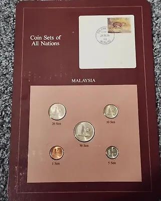 Coin Sets Of All Nations Malaysia 1981-1983 • $17