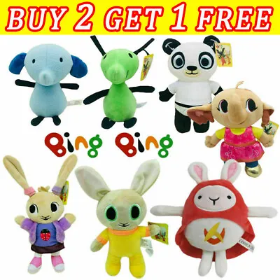 Bing Bunny Hoppity Voosh Coco Sula Flop Pando Friend Soft Plush Kids Toy Gift • $12.99