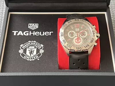 TAG Heuer Formula 1 Manchester United Special Edition Chronograph • $1695