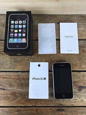 Apple IPhone 3GS Original Box Manual Stickers 16GB Black A1303 PARTS UNTESTED • $25.99