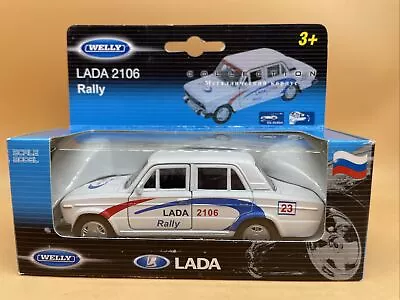 LADA Rally 2106 WELLLY 1:43 MODEL RUSSIAN CAR Boxed Racing Car RUSSIA COLLECTION • $31.07