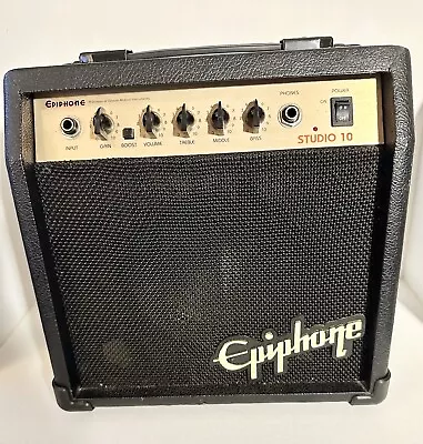 Epiphone Studio 10 Practice Amp Electric Guitar Amplifier 19-Watt  Works GREAT  • $45