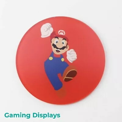 Acrylic Super Mario Bros Mario Character Gaming Coaster - Games - Printed • £3.68