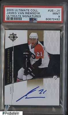 2009-10 Ultimate Collection Signatures James Van Riemsdyk RC Rookie AUTO PSA 9 • $0.99