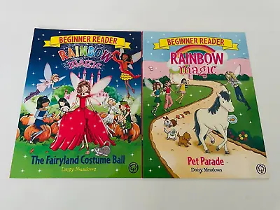 Pre-School Reception Reading Books SET-2 BOOKS SET-Rainbow Magic Beginner Reader • £6.99