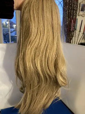 KOKO Half Head 3/4 Hair Piece Wig Angelina Honey Blonde 27/613 60cm Wavy • £10.99