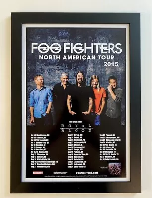 $55 • Buy Foo Fighters 2015 Framed Concert Poster