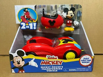 Mickey Mouse Disney Junior Transforming Vehicle - Mickey Mouse Funhouse Red Toy  • $14.90