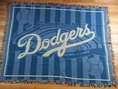 Los Angeles Dodgers Woven Throw Tapestry Blanket • $25