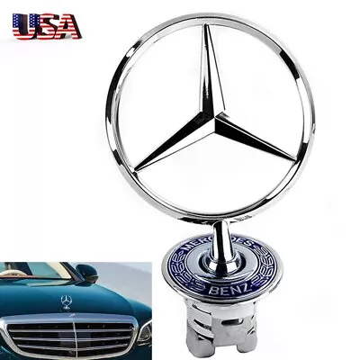 For Mercedes Benz Bonnet Hood Logo Emblem Badge C300 E350 E250 S65AMG • $27.59