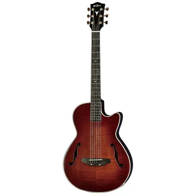 K.Yairi KYF-2-E Thin Body Acoustic Electric Guitar Flamed Maple LS Sunburst • $2199