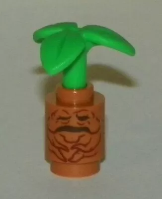 LEGO - Harry Potter - Brick Round - Mandrake Root W/ Leaves - Tan • $14.95