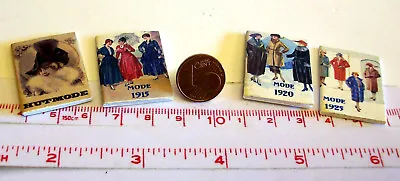 £3.64 • Buy 1818# Small Decorative Book Set With 4 Books - Dollhouse - Dollhouse - M 1zu12
