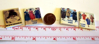 £3.64 • Buy 1818# Small Decorative Book Set With 4 Books - Dollhouse - Dollhouse - M 1zu12
