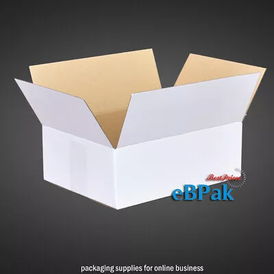 200x Mailing Box 270 X 200 X 95mm Regular White For 3kg Large Satchel B42 • $114.95