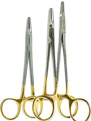 3  GERMAN T/C Mayo Hegar Needle Holder With Tungsten Carbide 5 +5.5 +6.5  • $32.19