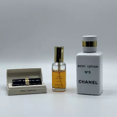 $150 • Buy Chanel No 5 Atomizer  Cologne Refill, Body Lotion