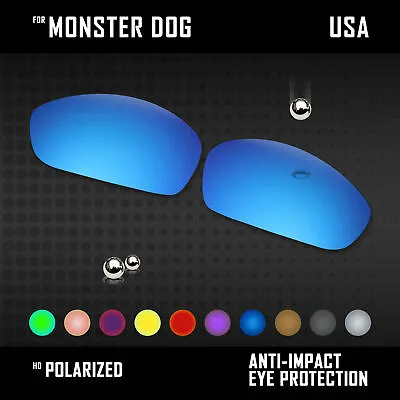 $33.75 • Buy Anti Scratch Polarized Replacement Lenses For-Oakley Monster Dog Options