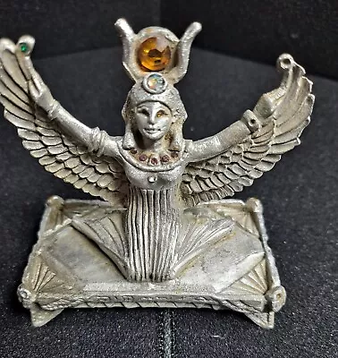 Vintage Egyptian Goddess Statue Pedestal • $30