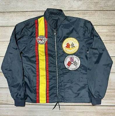 Vintage 1960s 1970s Bonner Small Racing Cars Chevrolet Corvette Jacket • $63.99