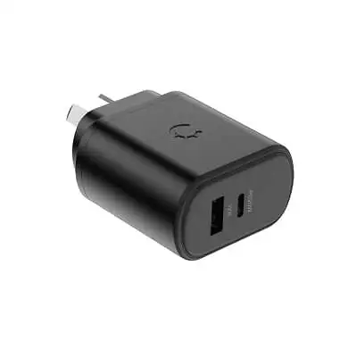 Cygnett PowerPlus 32W USB-C  Wall Charger AU - Black | Wall Plug | Fast Charging • $34.95