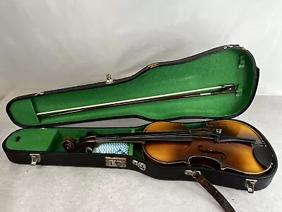 Vintage 4/4 Italian Violin By Berini With Bow And Case #250 • $62.19