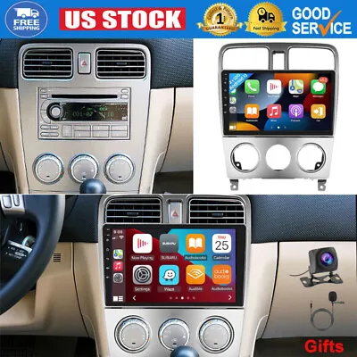 CarPlay For Subaru Forester 2002-2008 Android 13 Car Stereo Radio GPS Nav W/ Cam • $131.37