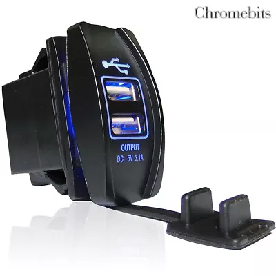 $21.21 • Buy Opel Vauxhall Insignia Mpv Zafira A B Vectra Dual Car Waterproof Charger Socket