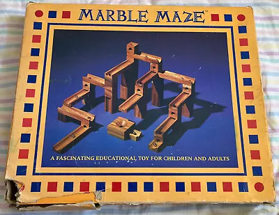 Vintage Wooden Marble Maze  • £25