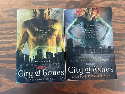 Mortal Instruments Book Set. 12 City Of Bones City Of Ashes Paperback • $3.99