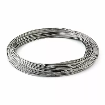£2.19 • Buy 1mm 2mm 3mm 4mm 5mm 6mm 8mm 10mm Galvanised Steel Wire Rope Cable 7x7
