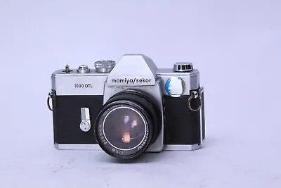 Mamiya Sekor 1000 DTL 35mm SLR Film Camera 55mm F/1.8 Untested • $37.98
