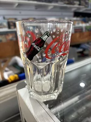 Coca Cola Coke Glass Arc France Official Licence Promotional Glass • $20