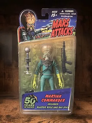 Mars Attacks Martian Commander 50 Years Of Mayhem 2012 Mezco Toyz Topps • $104.99