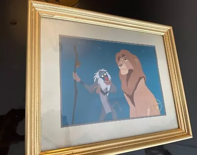 Disney The Lion King Commemorative Lithograph 1995 - Simba And Rafiki • £85.78
