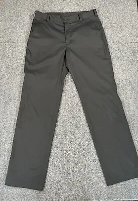 Nike Golf Mens 32x32 Black Flat Front Golf Pants 31  Inseam Pockets & Zipper • $17.99