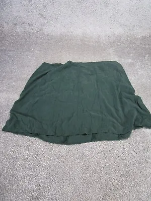 Madewell Skirt Womens 20 W Green Mini Flowy Crepe • $17.49