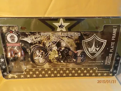 Paul Jr. Designs Warrior Military License Plate With Fasteners Included • $9.90