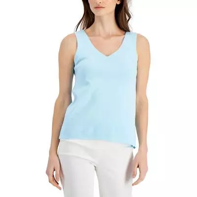 $14.49 • Buy Anne Klein Womens V-Neck Knit Shell Tank Top Sweater Cami BHFO 8718