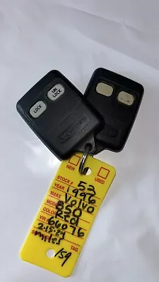 PAIR 1996 VOLVO 850 Keyless Remote Control Key Fob CWTTFWB1 (OEM 93-96) 960 940 • $69.95