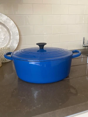 £70 • Buy Le Creuset Oval 25cm Casserole Dish Pot Blue
