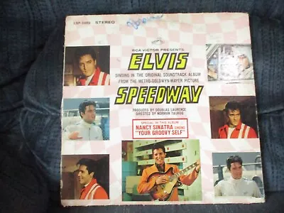 Elvis Presley SPEEDWAY Soundtrack  RCA  LSP-3989 Stereo • $9.99