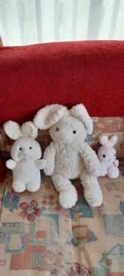 £2.20 • Buy 3 Rabbit Soft Toys. One Is Build A Bear