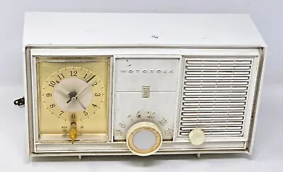 Vintage Motorola Tube Radio Time Clock Model AC4BH • $24.98