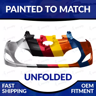 NEW Painted Unfolded Front Bumper For 2012-2017 Hyundai Veloster Non-Turbo • $345.99