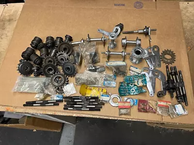 Shimano Vintage Bicycle Hub Lot Coaster Brake & 3 Speed Tons Of NOS Parts • $150