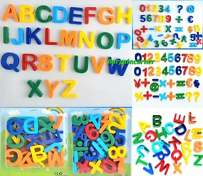 Magnetic Letters Numbers Kids Learning Alphabet Letters Number Fridge Magnet 3+ • £2.98